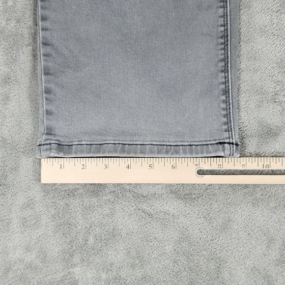 Mott & Bow Jeans Mens 38x32 Stone Gray Straight Leg Stretch Denim Casual - Picture 12 of 15
